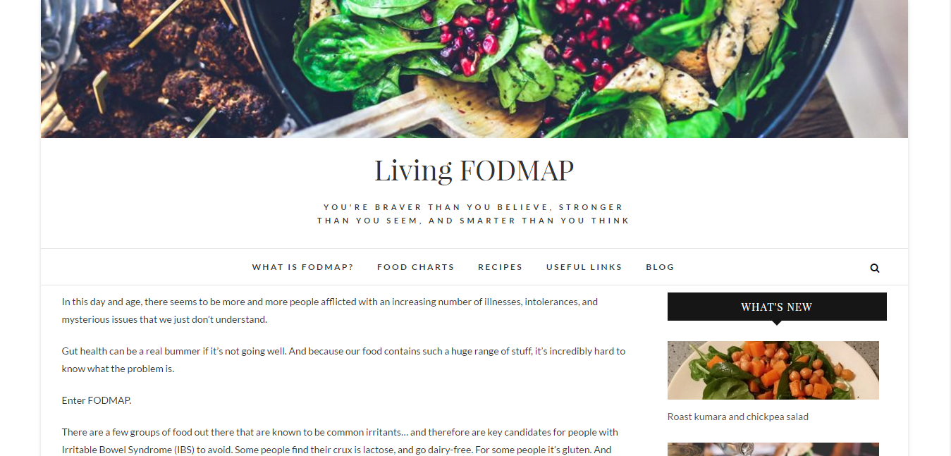 Living FODMAP – health and wellness for IBS sufferers